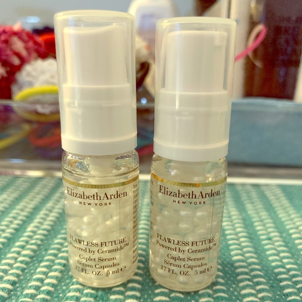 Elizabeth Arden flawless ceramide caplets serum.